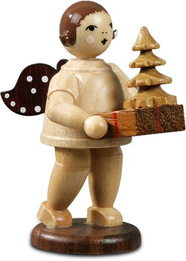 Ellmann Geschenkeengel mit Baum - ohne Krone, natur Ellmann Geschenkeengel mit Baum - ohne Krone, natur