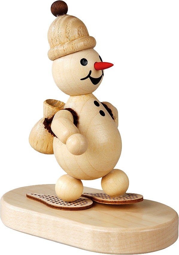 Drechslerei Volkmar Wagner Schneemann Junior - Schneewanderer Drechslerei Volkmar Wagner Schneemann Junior - Schneewanderer