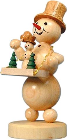 Drechslerei Volkmar Wagner Schneemann - Bauchladen Drechslerei Volkmar Wagner Schneemann - Bauchladen