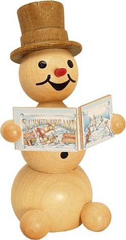 Drechslerei Volkmar Wagner Schneemann - mit Buch Drechslerei Volkmar Wagner Schneemann - mit Buch
