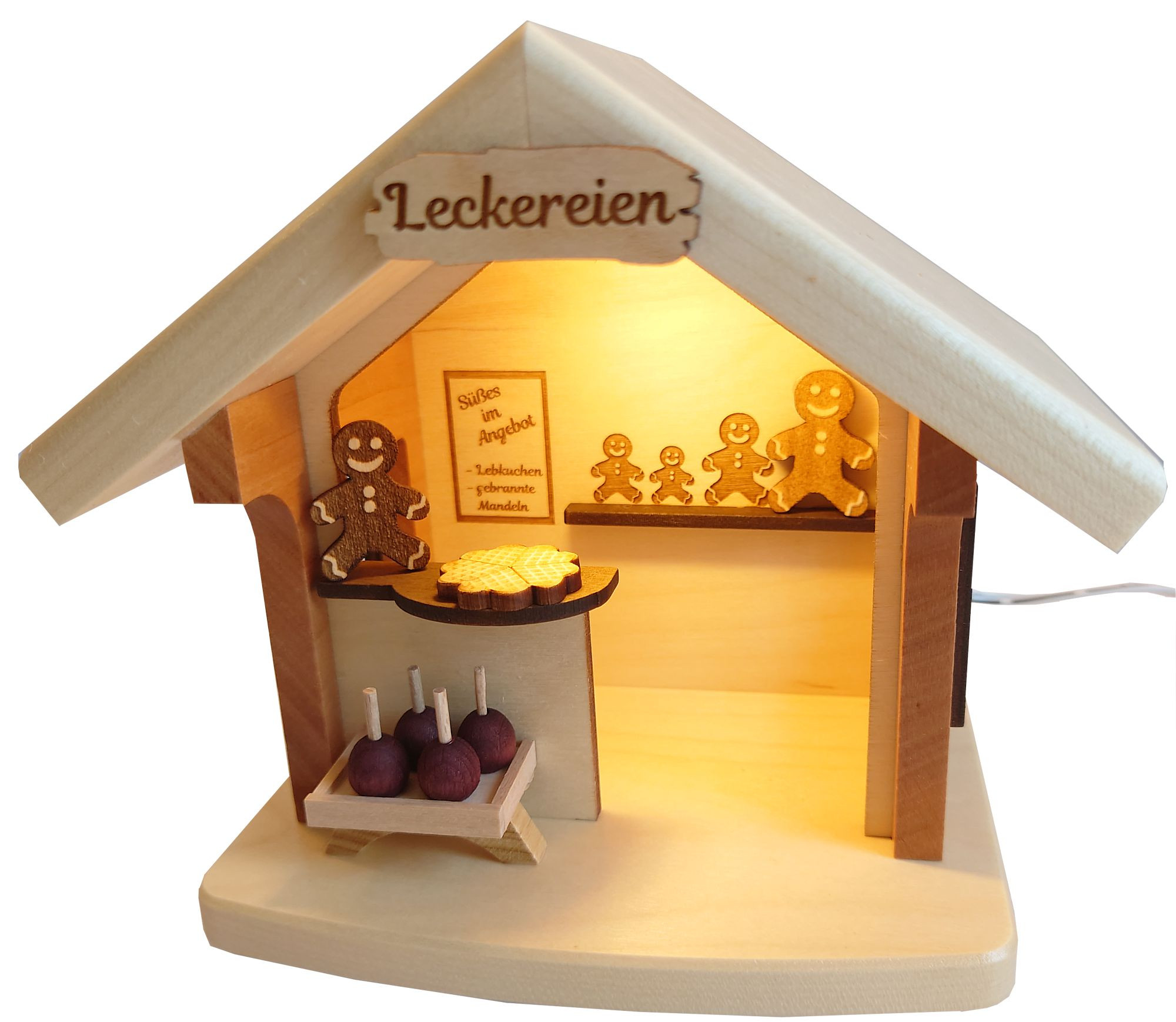 Drechslerei Volkmar Wagner Weihnachtshütte Leckereien beleuchtet Drechslerei Volkmar Wagner Weihnachtshütte Leckereien beleuchtet