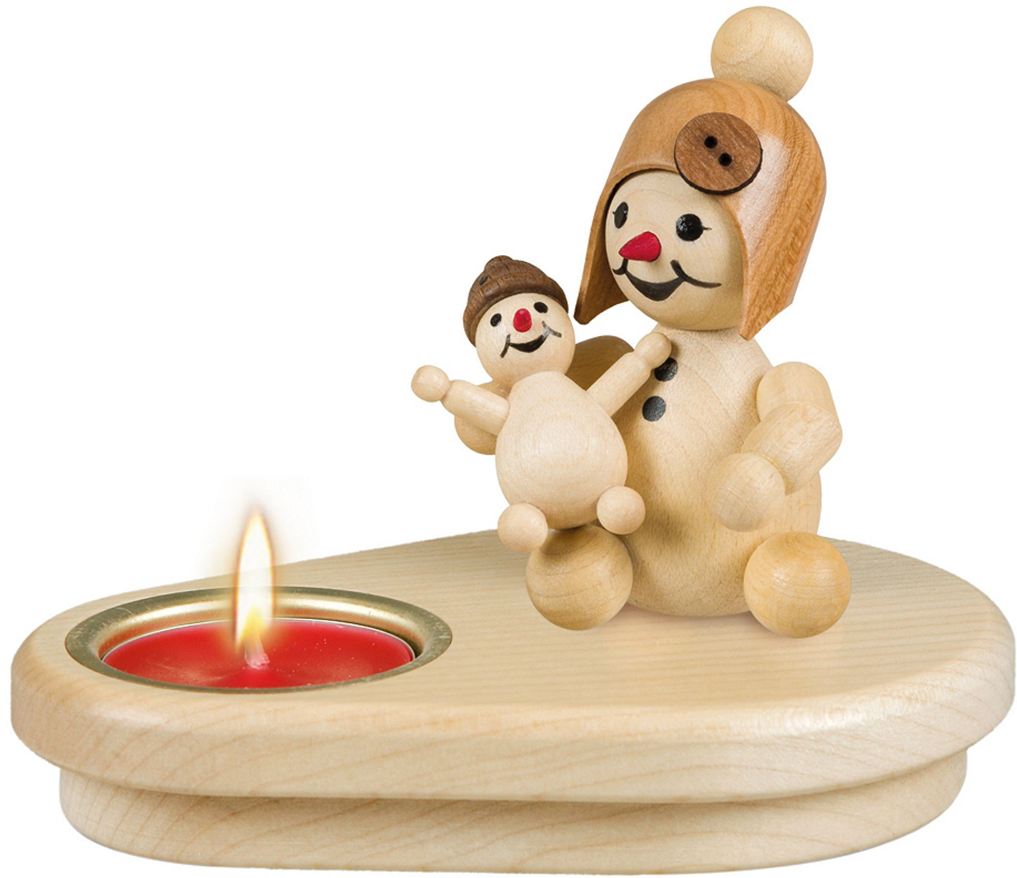 Drechslerei Volkmar Wagner Leuchter Mädchen mit Puppe Drechslerei Volkmar Wagner Leuchter Mädchen mit Puppe