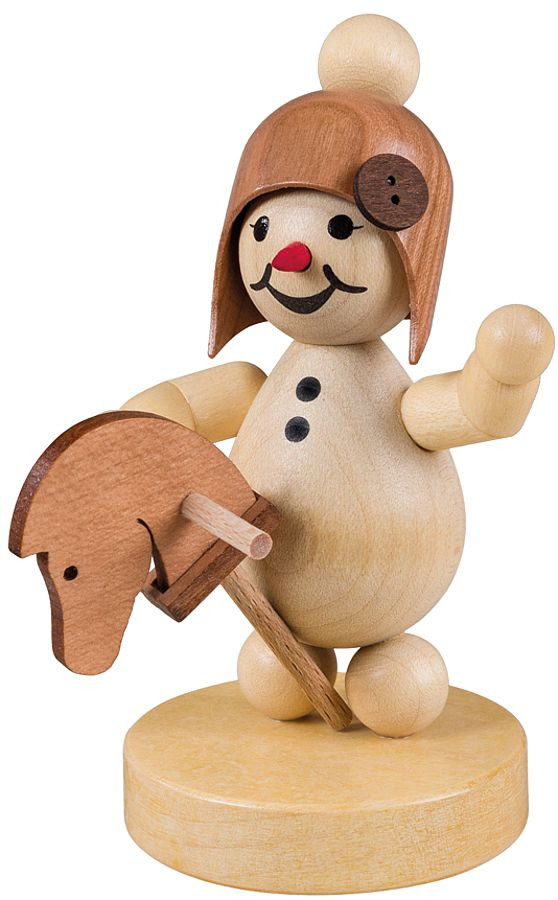 Drechslerei Volkmar Wagner Schneemädchen mit Steckenpferd Drechslerei Volkmar Wagner Schneemädchen mit Steckenpferd
