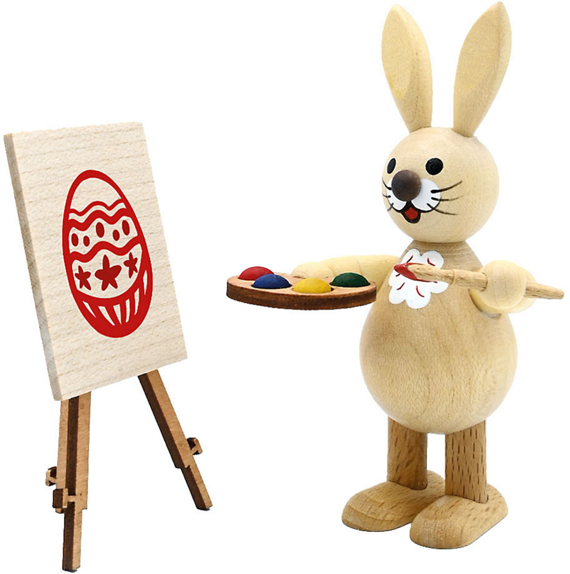 Drechslerei Volkmar Wagner Osterhase mit Staffelei Drechslerei Volkmar Wagner Osterhase mit Staffelei