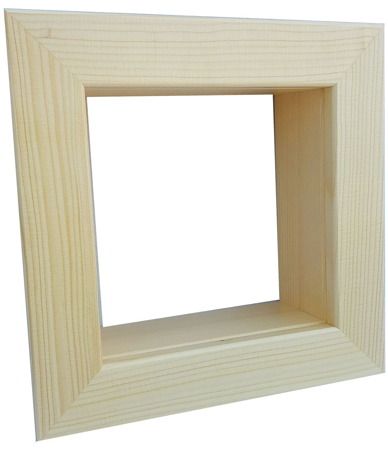 Tischlerei Stephani Wandrahmen Kastenrahmen gross natur - 24 x 24 cm Tischlerei Stephani Wandrahmen Kastenrahmen gross natur - 24 x 24 cm