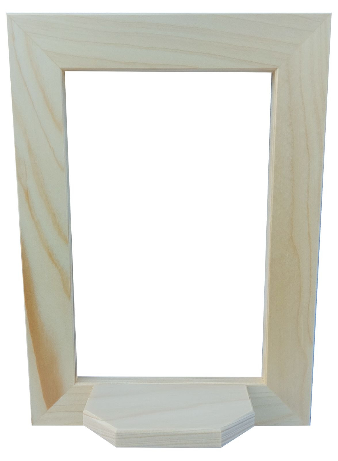 Tischlerei Stephani Wandrahmen hoch mit Podest natur - 33 x 24 cm Tischlerei Stephani Wandrahmen hoch mit Podest natur - 33 x 24 cm