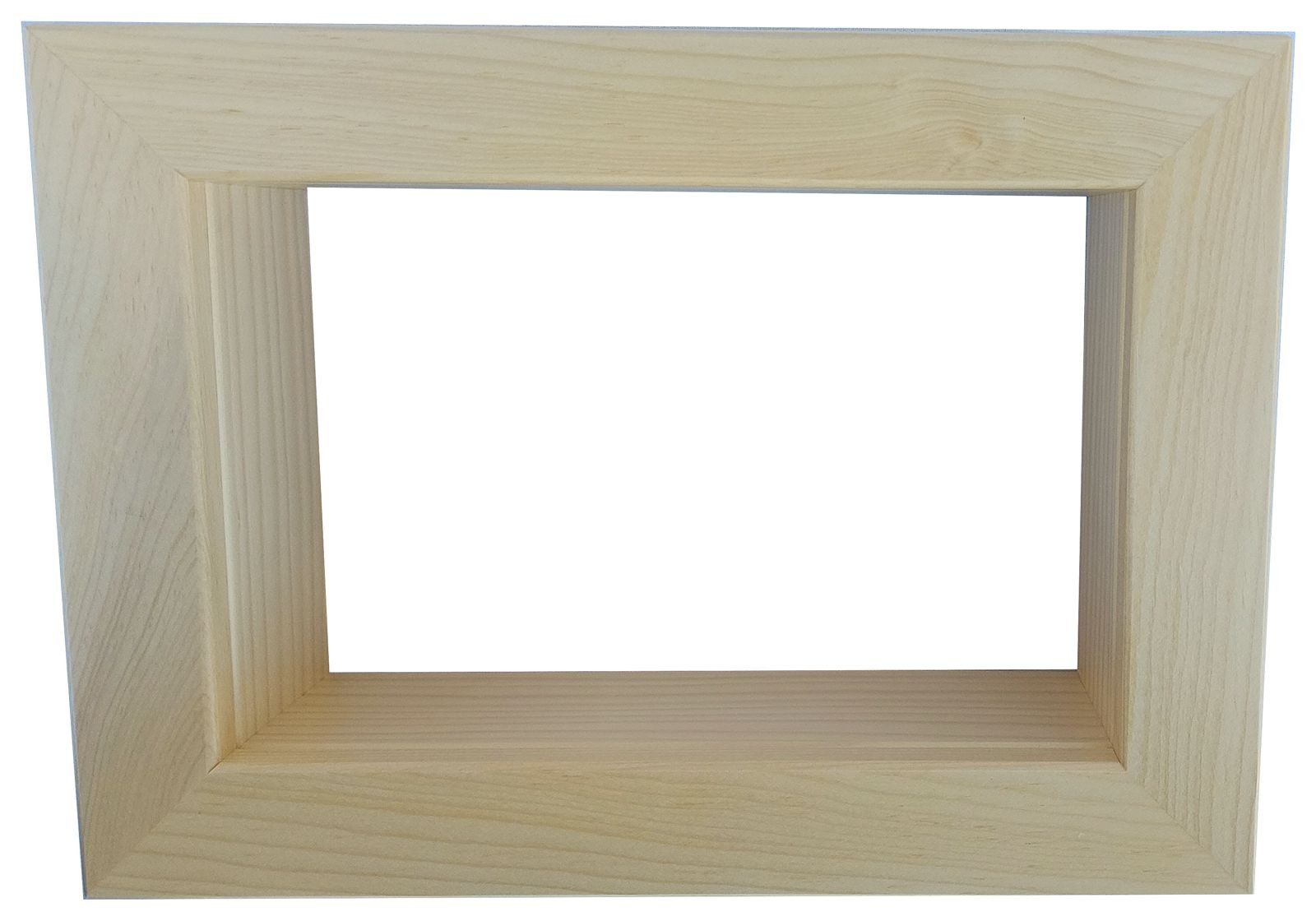 Tischlerei Stephani Wandrahmen Kastenrahmen rechteckig natur - 33 x 24 cm Tischlerei Stephani Wandrahmen Kastenrahmen rechteckig natur - 33 x 24 cm