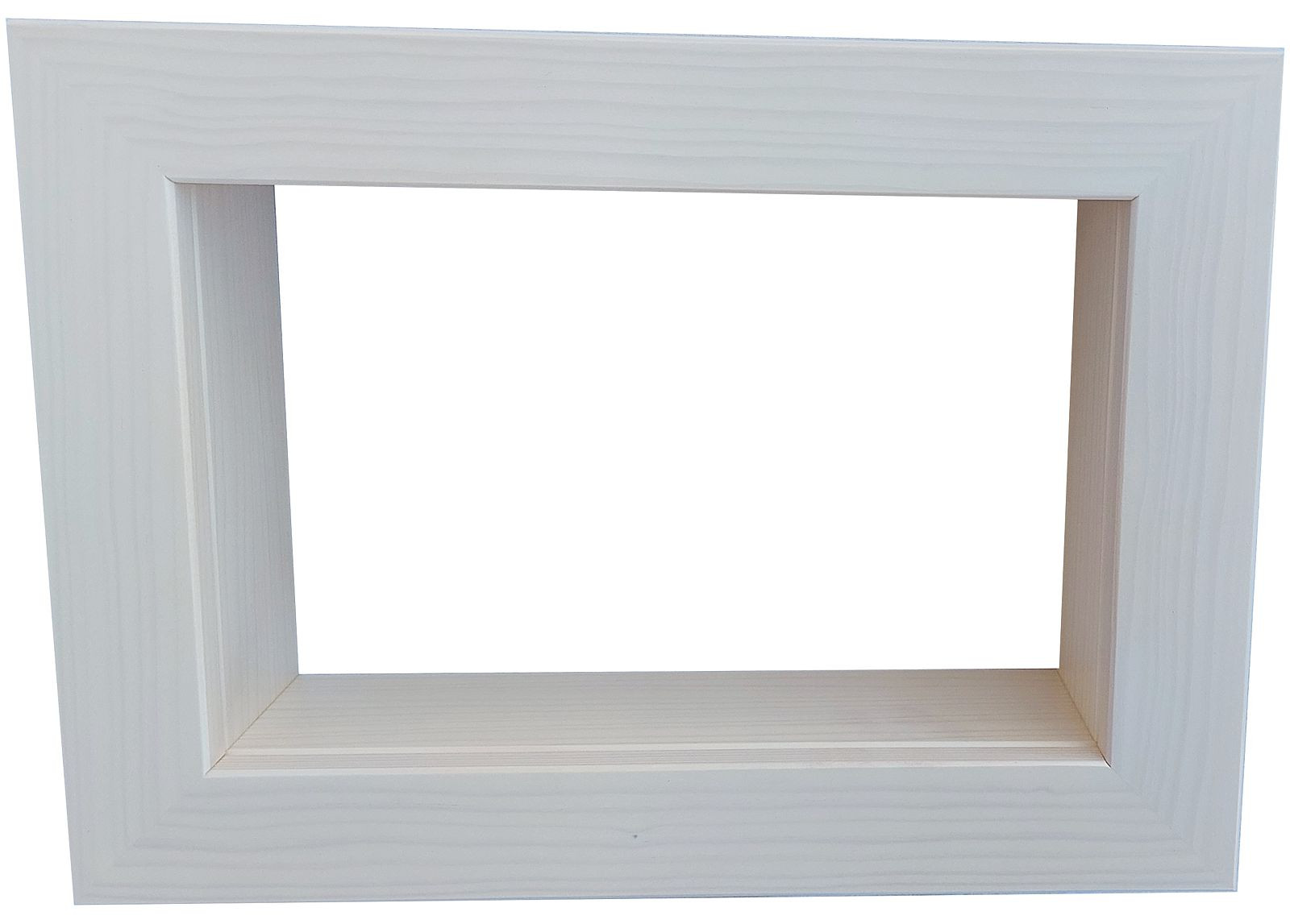 Tischlerei Stephani Wandrahmen Kastenrahmen rechteckig weiß - 33 x 24 cm Tischlerei Stephani Wandrahmen Kastenrahmen rechteckig weiß - 33 x 24 cm