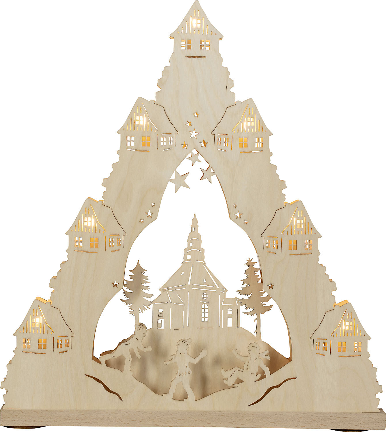WEIGLA Lichterspitze Seiffener Kirche, 7 flg. WEIGLA Lichterspitze Seiffener Kirche, 7 flg.