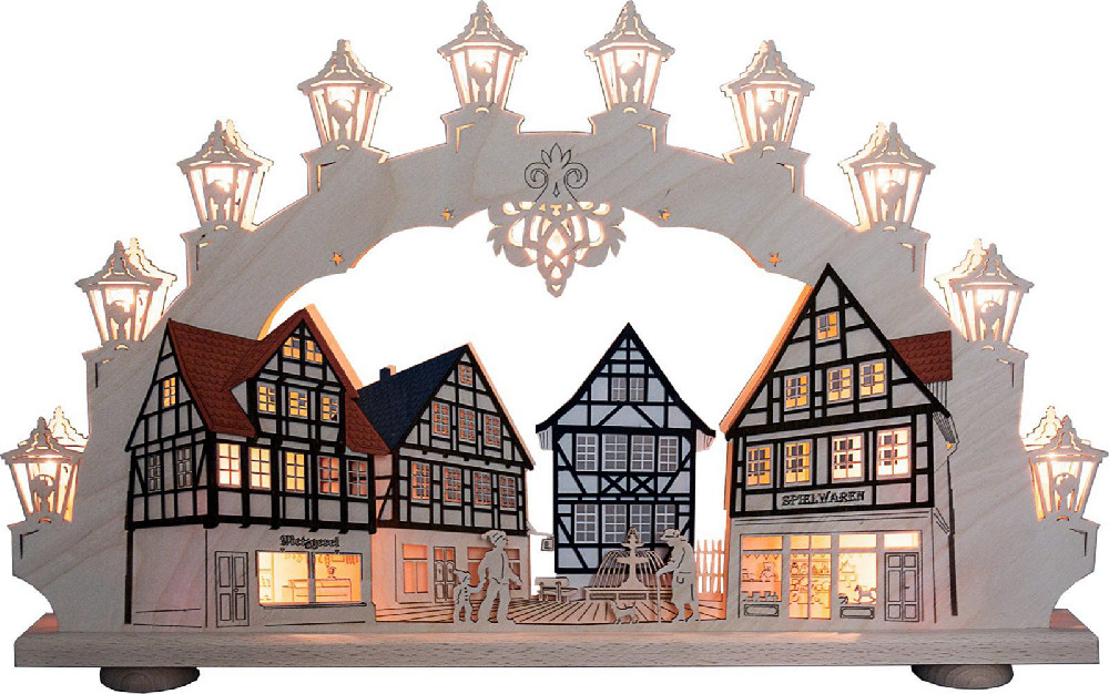 Lichterbogen Altstadt, Motiv einseitig, 15 flg. Lichterbogen Altstadt, Motiv einseitig, 15 flg.