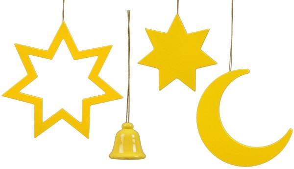 Ellmann Weihnachtlicher Baumschmuck 4-teilig Ellmann Weihnachtlicher Baumschmuck 4-teilig