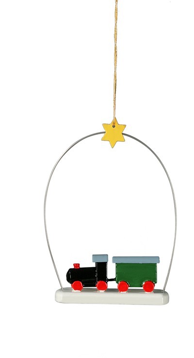 Ellmann Weihnachtlicher Baumbehang Eisenbahn 3 teilig Ellmann Weihnachtlicher Baumbehang Eisenbahn 3 teilig