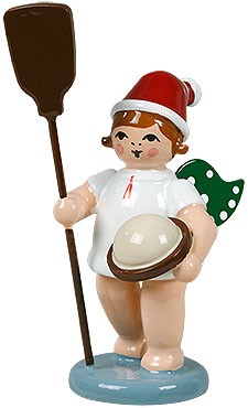 Ellmann Weihnachtsengel mit Ofenschieber, mit Mütze Ellmann Weihnachtsengel mit Ofenschieber, mit Mütze