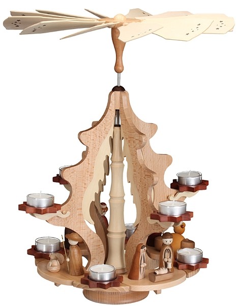 Zeidler Pyramide Weihnachtskranz, Christi Geburt Zeidler Pyramide Weihnachtskranz, Christi Geburt