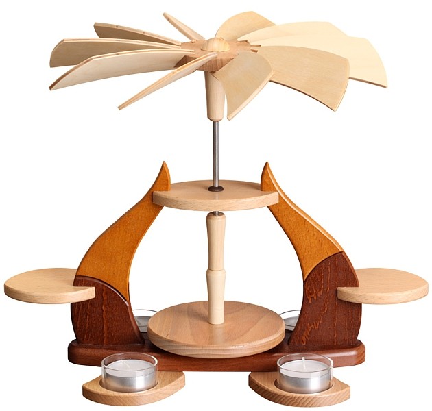 Zeidler kleine Design-Pyramide, loderndes Feuer - ohne Bestückung Zeidler kleine Design-Pyramide, loderndes Feuer - ohne Bestückung