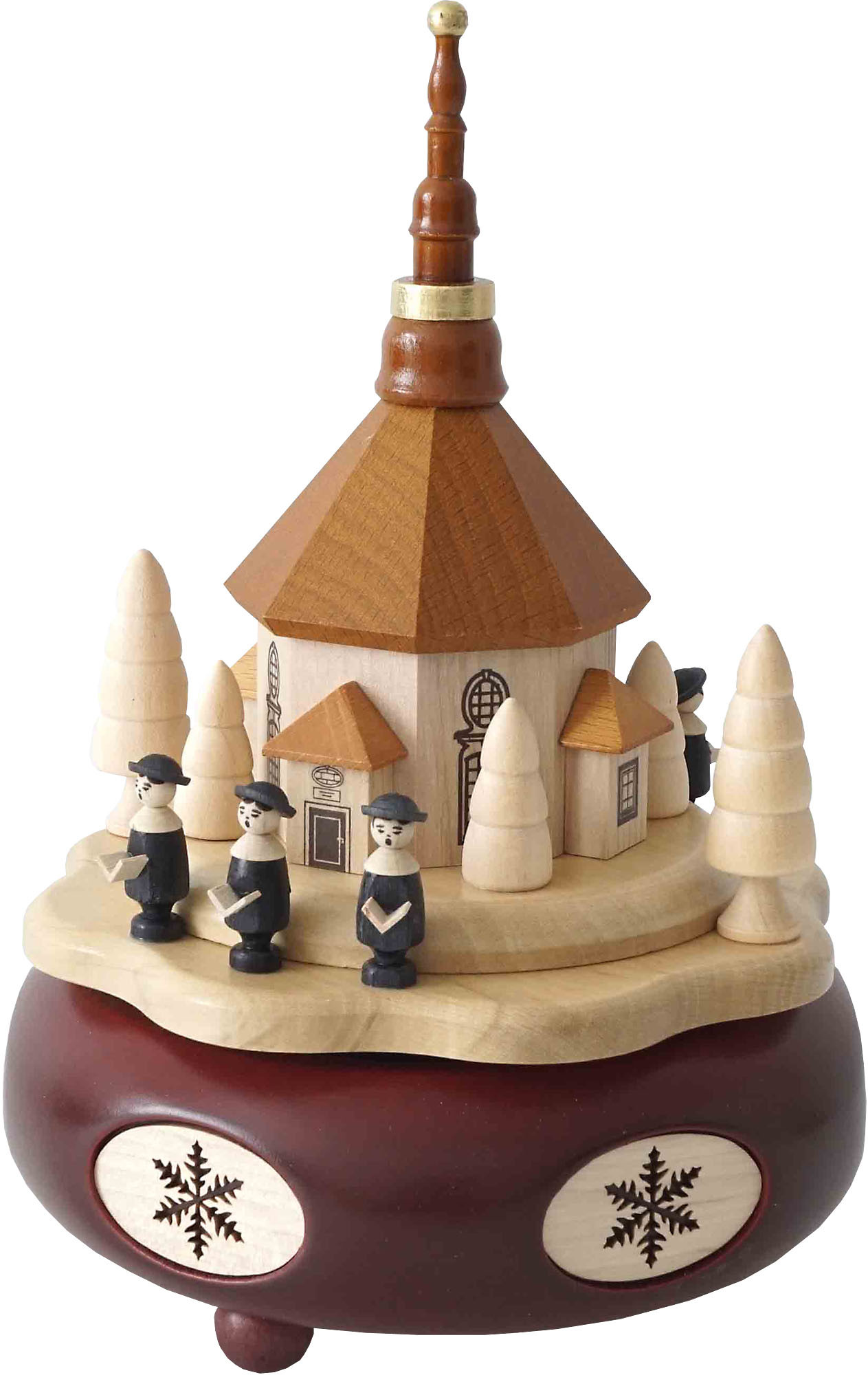 Zeidler Spieldose Seiffener Kirche mit Kurrende, schwarz Zeidler Spieldose Seiffener Kirche mit Kurrende, schwarz