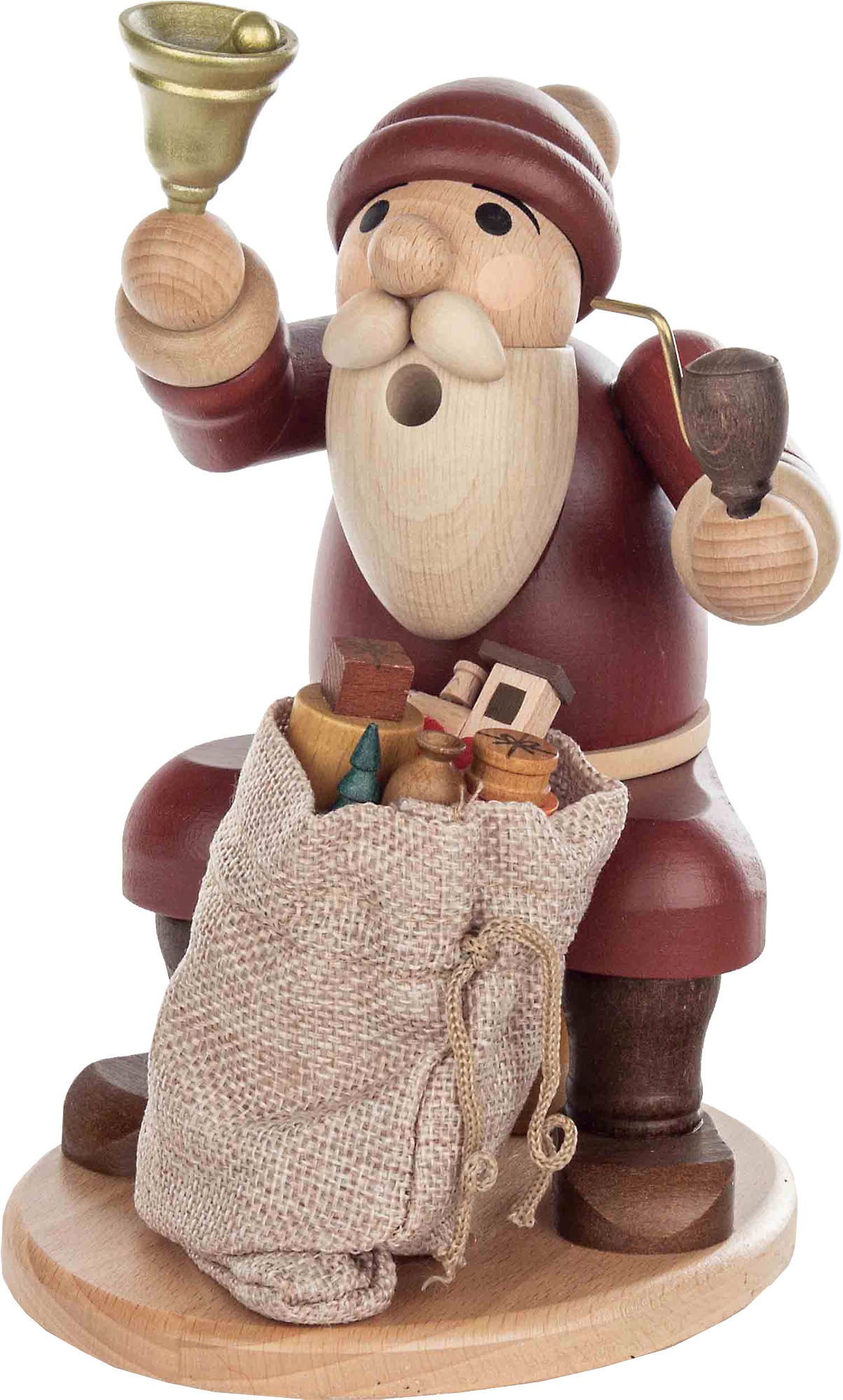 Zeidler Räuchermann Weihnachtsmann mit Sack Zeidler Räuchermann Weihnachtsmann mit Sack